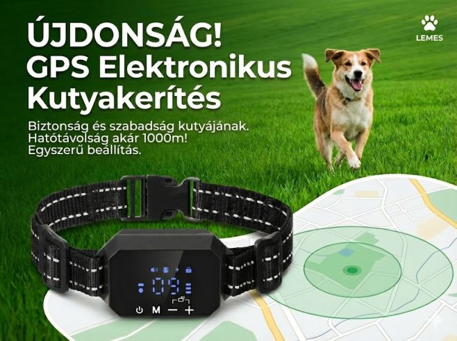 🐶 Adjon szabadságot kutyájának, és nyugalmat saját magának. 🛰️ A GPS elektronikus kerítés biztonságos zónát hoz létre...
